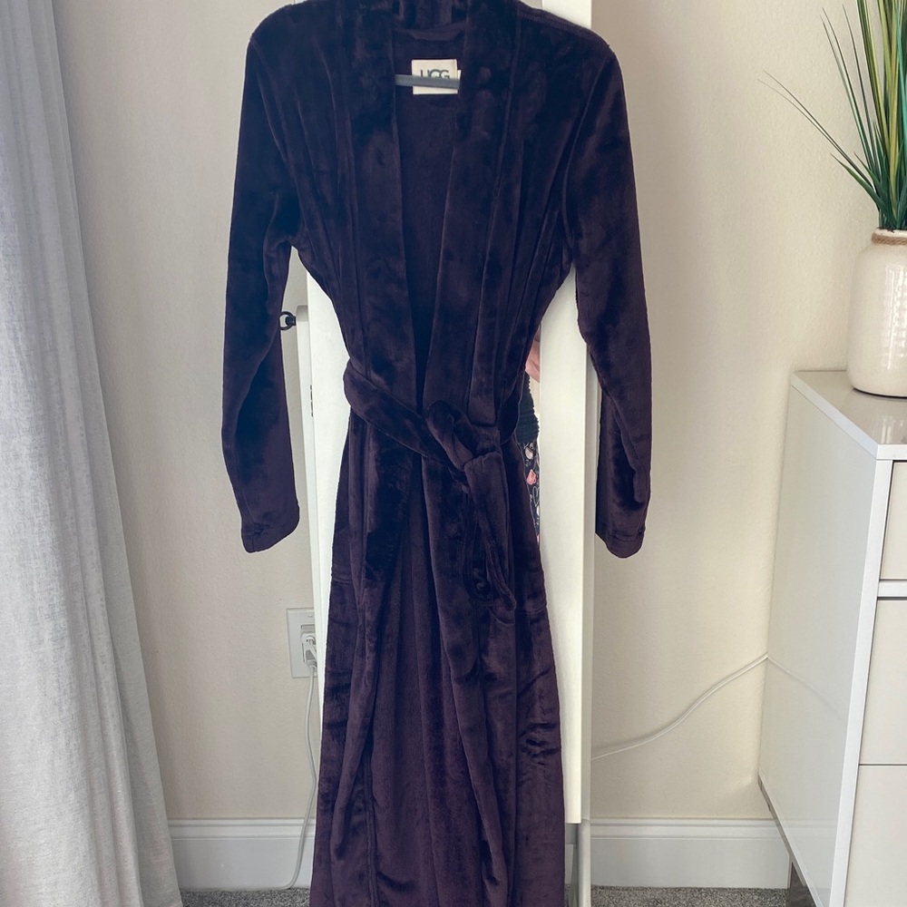 UGG Dark Purple Velvet Robe
